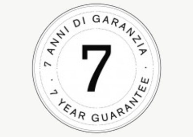 7 anni di garanzia