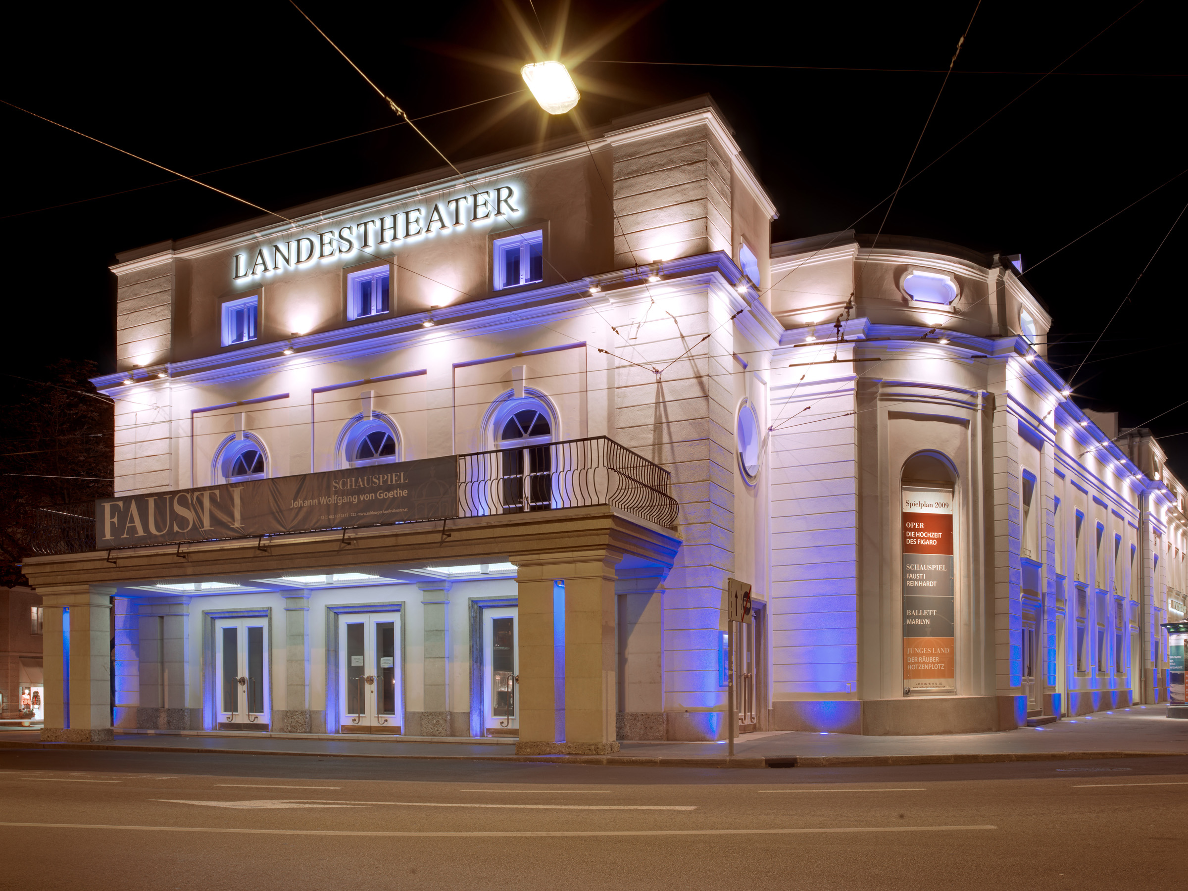 Salzburger Landestheater, Salzbourg, Autriche