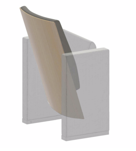 wooden back