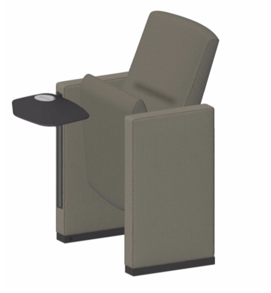 anti-panic table retractable into the side