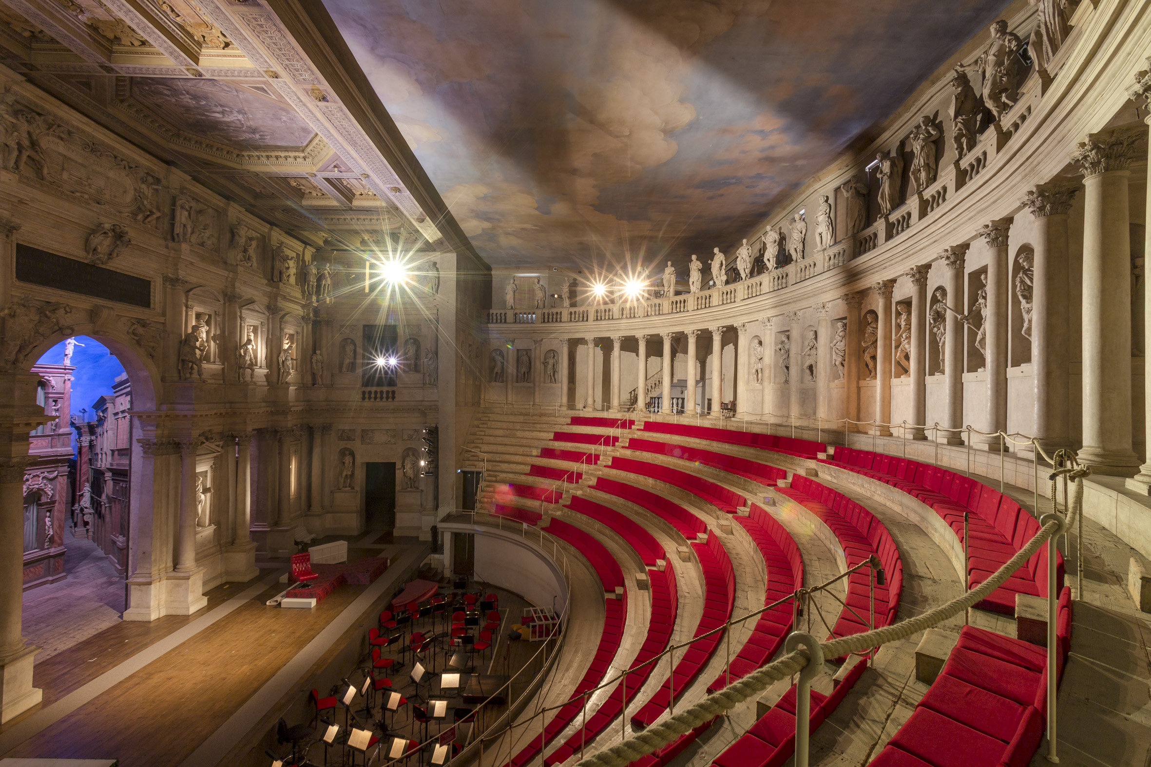 Théâtre olympique de Vicence, Italie