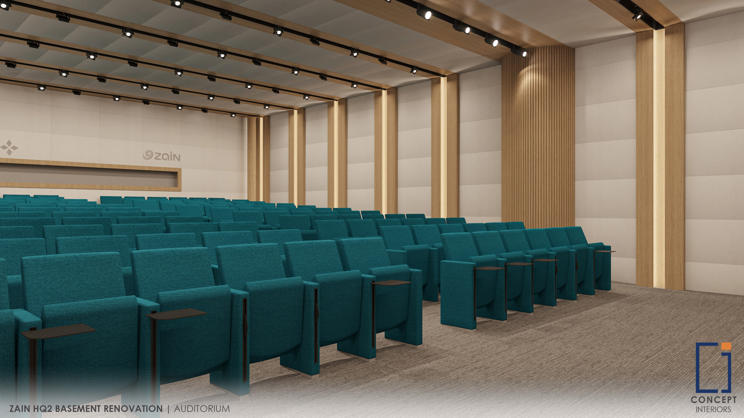 Salle polyvalente, Zain Group, Koweït - Aresline